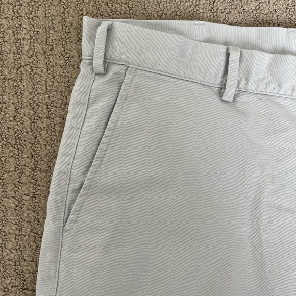 Peter Millar Men’s Pilot Twill Shorts -Light Grey Size 40 New - Picture 4 of 6